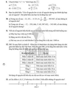 Giải Bài 8 tới bài 18 Tiết 2 chương II (trang 73-74) SBT Toán lớp 6 Cánh diều tập 1
