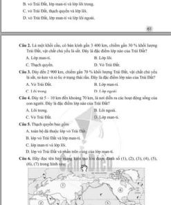 Giải Bài 9 từ Câu 1 tới câu 7 (trang 61-63) SBT Lịch sử và Địa lí lớp 6 Cánh diều Phần Địa lí