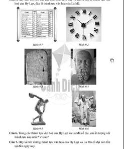 Giải Bài 9 từ Câu 1 tới câu 8 (trang 18-19) SBT Lịch sử và Địa lí lớp 6 Cánh diều Phần Lịch sử