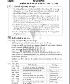 Giải Chủ đề E Bài 7-8 từ câu E29 tới E33 (trang 42-43) SBT Tin học lớp 6 Cánh diều