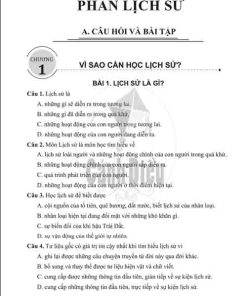 Giải Chương 1 Bài 1 từ Câu 1 tới câu 7 (trang 4-6) SBT Lịch sử và Địa lí lớp 6 Cánh diều Phần Lịch sử