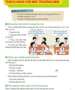 Giải Hoạt động trải nghiệm hướng nghiệp lớp 6 Cánh diều Chủ đề 1 Bài 2 Thích nghi với môi trường mới (Trang 9-10)
