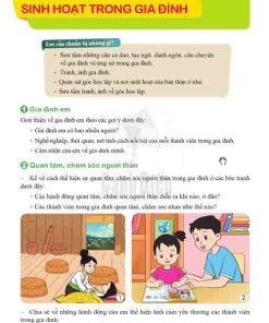 Giải Hoạt động trải nghiệm hướng nghiệp lớp 6 Cánh diều Chủ đề 2 Bài 2 Sinh hoạt trong gia đình (Trang 15-17)