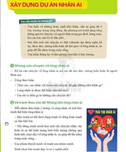 Giải Hoạt động trải nghiệm hướng nghiệp lớp 6 Cánh diều Chủ đề 4 Bài 1 Xây dựng dự án nhân ái (Trang 25-27)