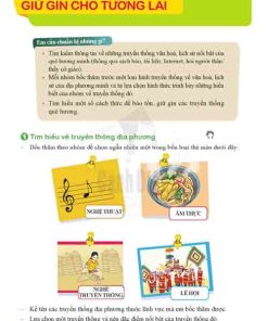 Giải Hoạt động trải nghiệm hướng nghiệp lớp 6 Cánh diều Chủ đề 4 Bài 2 Giữ gìn cho tương lai (Trang 28-30)