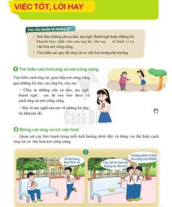 Giải Hoạt động trải nghiệm hướng nghiệp lớp 6 Cánh diều Chủ đề 5 Bài 2 Việc tốt lời hay (Trang 35-37)