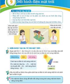 Giải SGK Công nghệ lớp 5 Kết nối tri thức Bài 9 Mô hình điện mặt trời (trang 44-50)