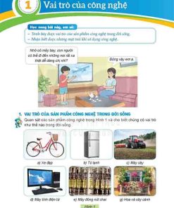 Giải SGK Công nghệ lớp 5 Kết nối tri thức Phần 1 Bài 1: Vai trò của Công nghệ (trang 6-8)