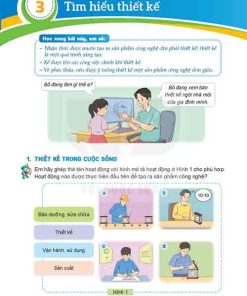 Giải SGK Công nghệ lớp 5 Kết nối tri thức Phần 1 Bài 3 Tìm hiểu thiết kế (trang 14-16)