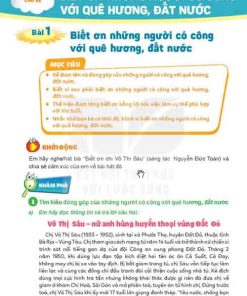 Giải SGK Đạo đức lớp 5 Kết nối tri thức Bài 1 Biết ơn những người có công với quê hương đất nước (Trang 5-12)