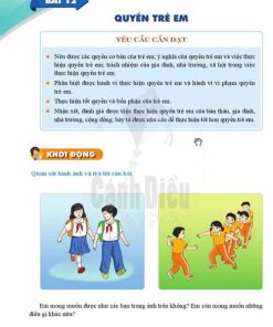 Giải SGK Giáo dục công dân lớp 6 Cánh diều Bài 12: Quyền trẻ em (Trang 58-63)