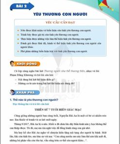 Giải SGK Giáo dục công dân lớp 6 Cánh diều Bài 2: Yêu thương con người (Trang 9-14)