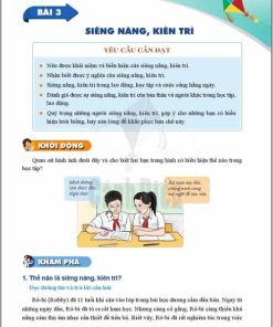 Giải SGK Giáo dục công dân lớp 6 Cánh diều Bài 3 Siêng năng Kiên trì (Trang 15-18)