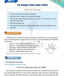 Giải SGK Giáo dục công dân lớp 6 Cánh diều Bài 6 Tự nhận thức bản thân (Trang 27-32)