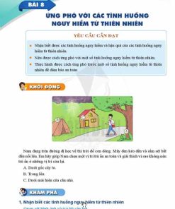 Giải SGK Giáo dục công dân lớp 6 Cánh diều Bài 8: Ứng phó với các tình huống nguy hiểm từ thiên nhiên (Trang 38-41)