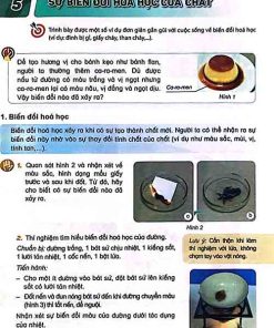 Giải SGK Khoa học lớp 5 Kết nối tri thức Bài5 Sự biến đổi hóa học của chất (trang 21-24)