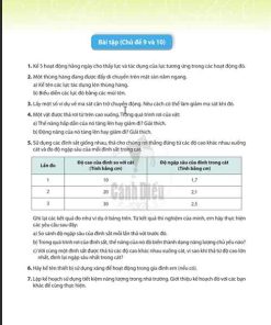 Giải SGK Khoa học tự nhiên lớp 6 Cánh diều Bài tập chủ đề 9 và 10 (Trang 164)
