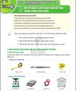 Giải SGK Khoa học tự nhiên lớp 6 Cánh diều Phần 1: Chủ đề 1: Bài 2: Một số dụng cụ đo và quy định an toàn trong phòng thực hành (trang 12-18)