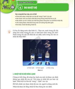 Giải SGK Khoa học tự nhiên lớp 6 Cánh diều Phần 1: Chủ đề 2: Bài 4: Đo nhiệt độ (trang 26-28)