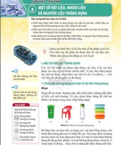 Giải SGK Khoa học tự nhiên lớp 6 Cánh diều Phần 1 Chủ đề 5 Bài 8 Một số vật liệu nhiên liệu và nguyên liệu thông dụng (trang 44-51)