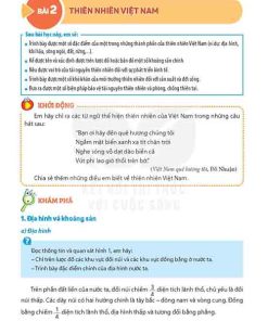 Giải SGK Lịch sử và Địa lí lớp 5 Kết nối tri thức Bài 2 Thiên nhiên Việt Nam (trang 9-15)