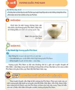 Giải SGK Lịch sử và Địa lí lớp 5 Kết nối tri thức Bài 6 Vương quốc Phù Nam (trang 29-31)