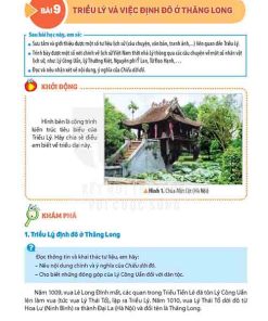 Giải SGK Lịch sử và Địa lí lớp 5 Kết nối tri thức Bài 9 Triều Lý và việc định đô ở Thăng Long (trang 40-43)