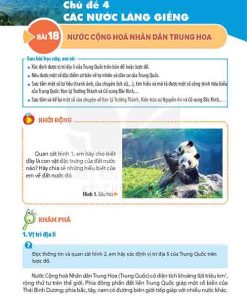 Giải SGK Lịch sử và Địa lí lớp 5 Kết nối tri thức Chủ đề 4 Bài 18 Nước Cộng hòa Nhân dân Trung Hoa (trang 76-81)