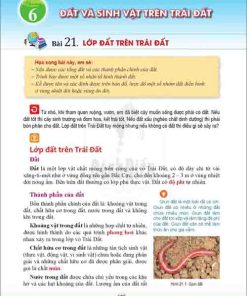 Giải SGK Lịch sử và Địa lí lớp 6 Cánh diều Phần Địa lí Chương 6 Bài 21: Lớp đất trên Trái Đất (trang 175-178)