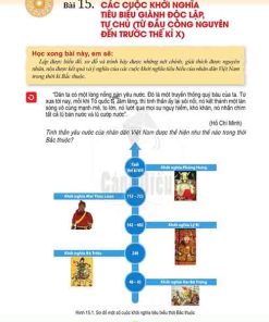Giải SGK Lịch sử và Địa lí lớp 6 Cánh diều Phần Lịch sử Bài 15: Các cuộc khởi nghĩa tiêu biểu giành độc lập tự chủ (từ đầu CN đến trước thế kỉ X) (trang 73-81)