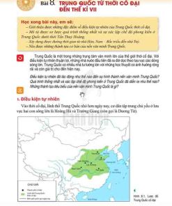 Giải SGK Lịch sử và Địa lí lớp 6 Cánh diều Phần Lịch sử Bài 8: Trung Quốc từ thời cổ đại đến thế kỉ VII (Trang 36-41)