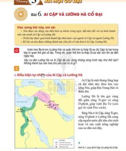 Giải SGK Lịch sử và Địa lí lớp 6 Cánh diều Phần Lịch sử Chương 3 Bài 6 Ai Cập và Lưỡng Hà cổ đại (Trang 26-30)