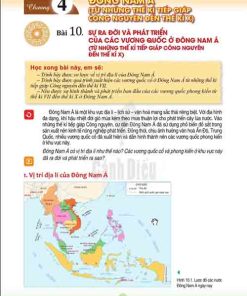Giải SGK Lịch sử và Địa lí lớp 6 Cánh diều Phần Lịch sử Chương 4 Bài 10: Sự ra đời và phát triển của các vương quốc ở Đông Nam Á (Trang 49-52)