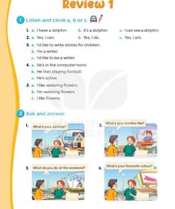 Giải SGK Tiếng Anh lớp 5 tập 1 Global Success Review 1 (trang 40-43)