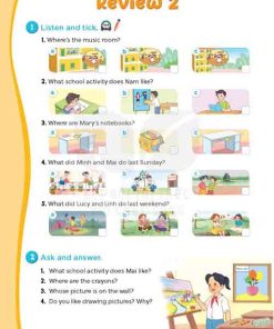 Giải SGK Tiếng Anh lớp 5 tập 1 Global Success Review 2 (trang 74-77)