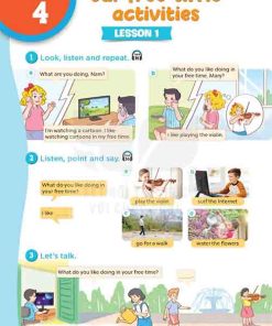 Giải SGK Tiếng Anh lớp 5 tập 1 Global Success Unit 4: Our Free-time activities (trang 28-33)