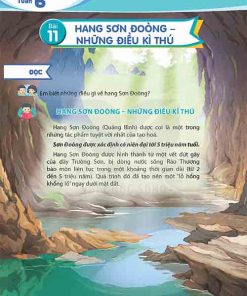 Giải SGK Tiếng Việt lớp 5 tập 1 Kết nối tri thức Bài 11 Hang Sơn Đoòng - Những điều kì thú (Trang 56-59)