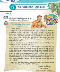 Giải SGK Tiếng Việt lớp 5 tập 1 Kết nối tri thức Bài 17: Thư gửi các học sinh (Trang 89-93)
