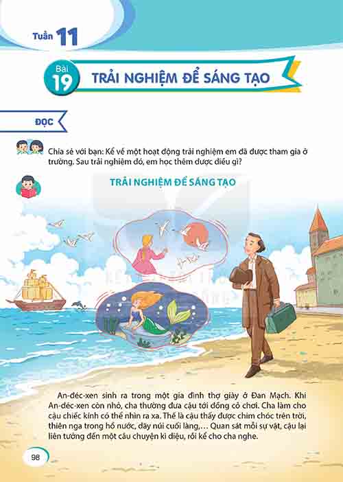 Giải SGK Tiếng Việt lớp 5 tập 1 Kết nối tri thức Bài 19: Trải nghiệm để sáng tạo (Trang 98-101)