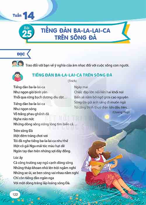 Giải SGK Tiếng Việt lớp 5 tập 1 Kết nối tri thức Bài 25: Tiếng đàn Ba-la-lai-ca trên sông Đà (Trang 121-126)