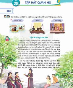 Giải SGK Tiếng Việt lớp 5 tập 1 Kết nối tri thức Bài 28: Tập hát Quan họ (Trang 136-139)