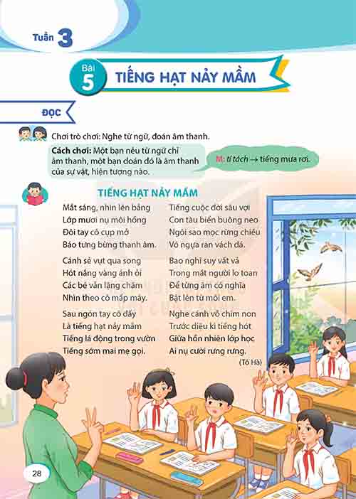 Giải SGK Tiếng Việt lớp 5 tập 1 Kết nối tri thức Bài 5: Tiếng hạt nảy mầm (Trang 28-30)