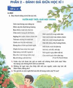 Giải SGK Tiếng Việt lớp 5 tập 1 Kết nối tri thức Đánh giá Giữa học kì I Tiết 6-7 (Trang 85-87)