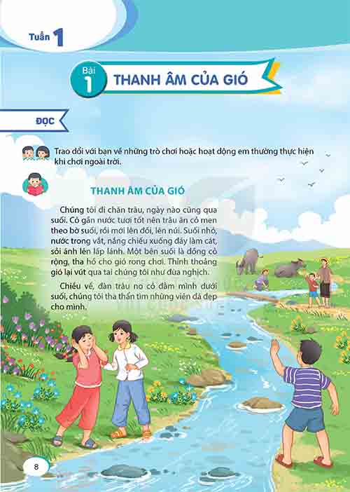 Giải SGK Tiếng Việt lớp 5 tập 1 Kết nối tri thức Tuần 1 Bài 1 Thanh âm của gió (Trang 8-12)