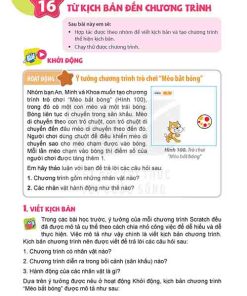 Giải SGK Tin học lớp 5 Kết nối tri thức Bài 16 Từ kịch bản đến chương trình (trang 78-82)