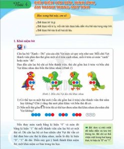 Giải SGK Tin học lớp 6 Cánh diều Bài 4 Biểu diễn văn bản hình ảnh âm thanh trong máy tính (trang 14-17)