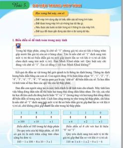 Giải SGK Tin học lớp 6 Cánh diều Bài 5: Dữ liệu trong máy tính (trang 18-20)