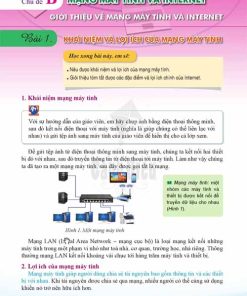 Giải SGK Tin học lớp 6 Cánh diều Chủ đề B Bài 1 Mạng máy tính và Internet (trang 21-23)