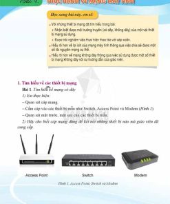 Giải SGK Tin học lớp 6 Cánh diều Chủ đề B Bài 4: Thực hành về mạng máy tính (trang 30-31)
