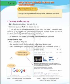 Giải SGK Tin học lớp 6 Cánh diều Chủ đề C Bài 4 Thực hành tìm kiếm thông tin trên internet (trang 41-42)